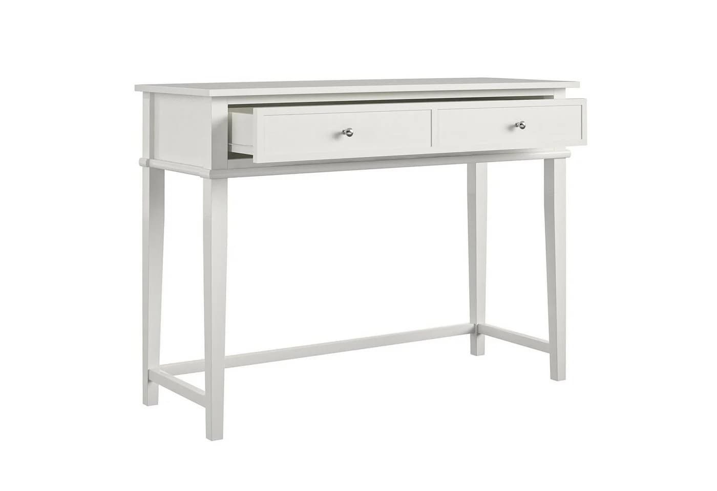 loft24 Schreibtisch Franklin Landhaus Stil Cremefarben mit Schublade - Bild 3