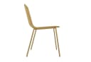 loft24 Esszimmerstuhl Caden 2er Set Gold Retro Metallstuhl Bild 3