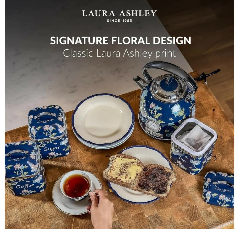VQ Laura Ashley Zuckerstreuer Elve Weiß Glas