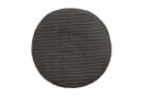 icon Pouf XL aus Cord „Milano“ Grau mit Füllung Bild 3