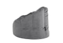 ICON Sitzsack Sessel aus Samt „Sirena“ Grau XXL Bild 5