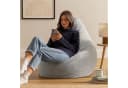 Icon Sitzsack Sessel Dalton mit Rückenlehne Cord Grau XXL Set Bild 1