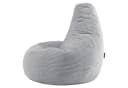 Icon Sitzsack Sessel Dalton mit Rückenlehne Cord Grau XXL Set Bild 5