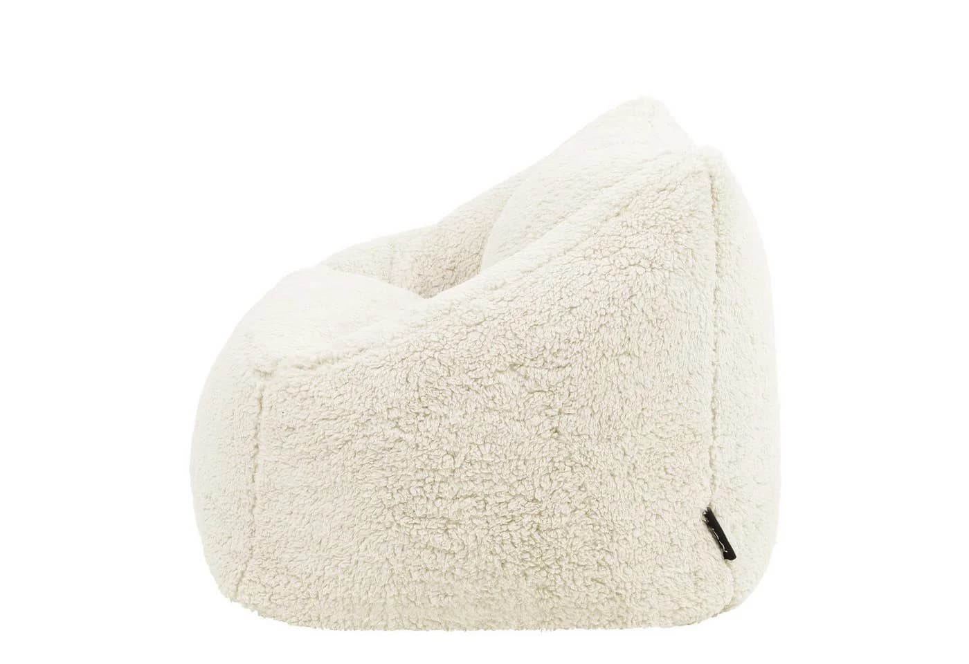 icon Sitzsack Flauschig Kinder Teddybär Weiß Made in Germany - Bild 5