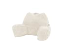 Icon Stützkissen Rückenlehne Lesekissen „Teddybär“ Weiß Teddyfleece Bild 2