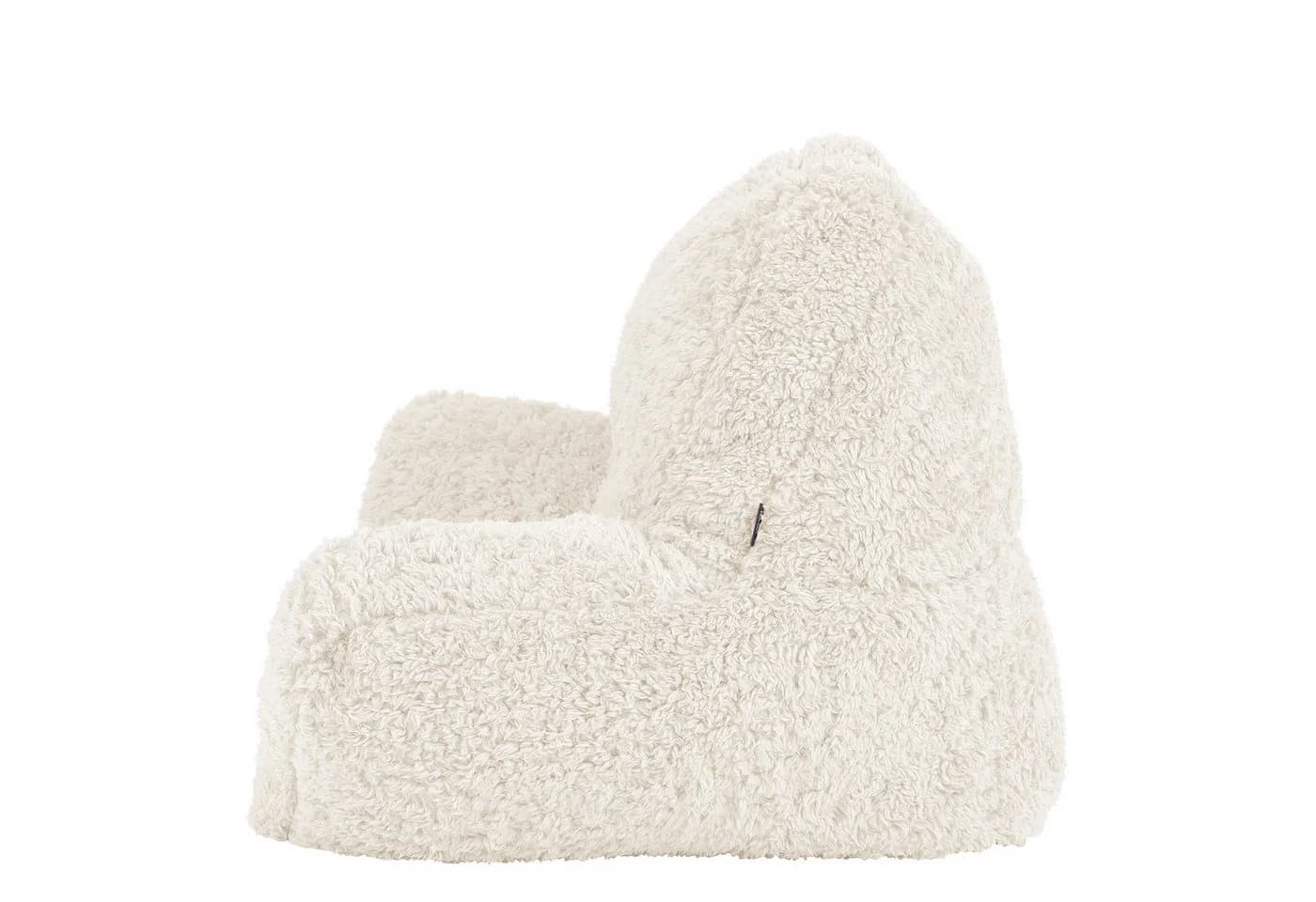 Icon Stützkissen Rückenlehne Lesekissen „Teddybär“ Weiß Teddyfleece - Bild 5