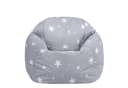 icon Sitzsack Kinder Grau Wetterfest mit Füllung Bild 4