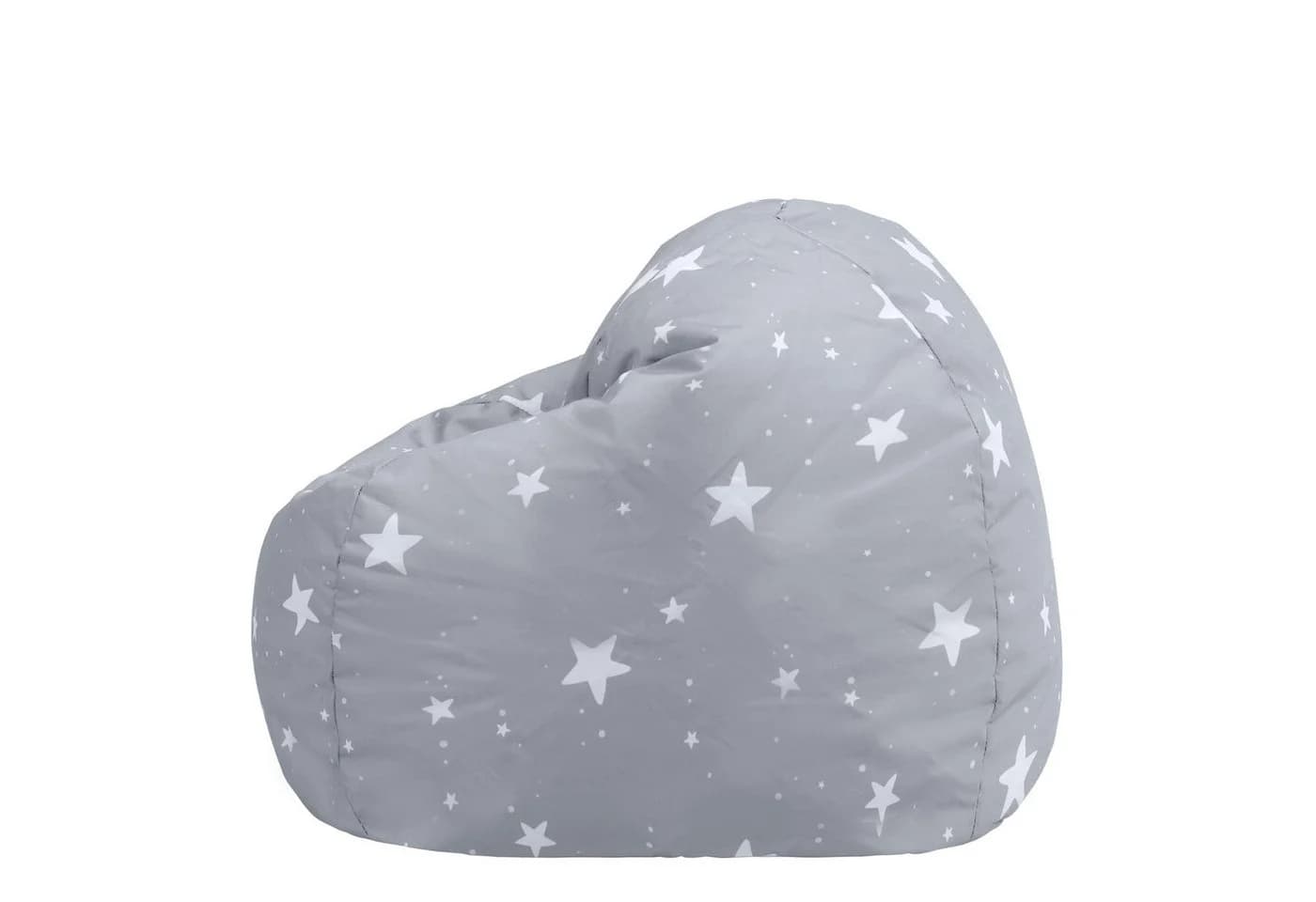 icon Sitzsack Kinder Grau Wetterfest mit Füllung - Bild 5