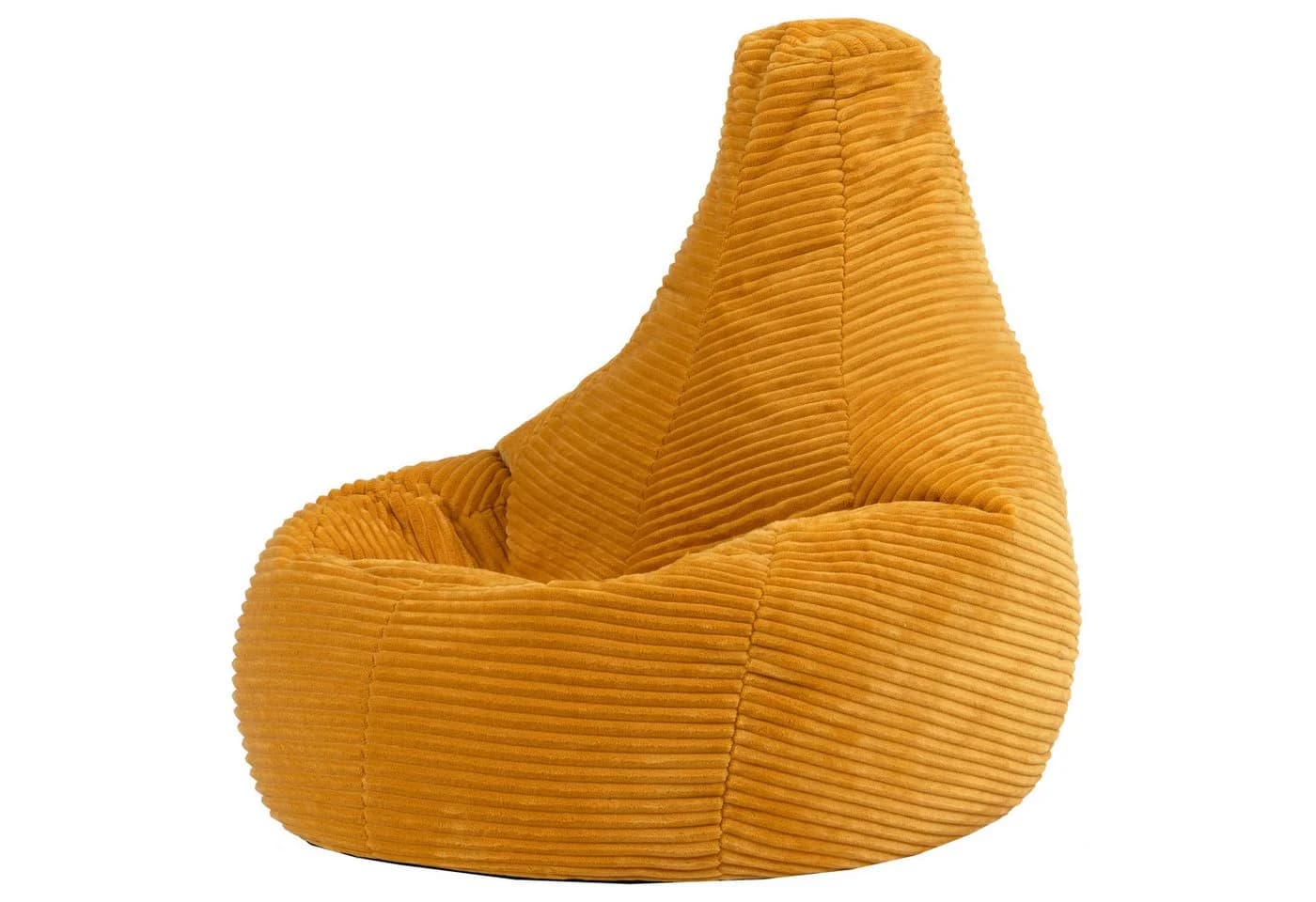 Icon Dalton Cord-Sitzsack Kinder Sessel Gelb Made in Germany - Bild 2
