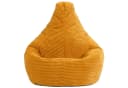 Icon Dalton Cord-Sitzsack Kinder Sessel Gelb Made in Germany Bild 4