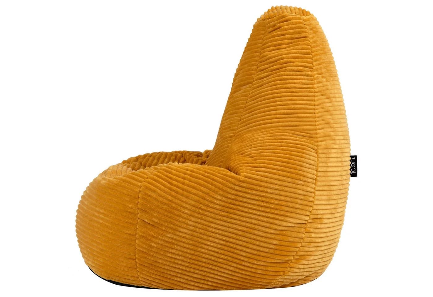 Icon Dalton Cord-Sitzsack Kinder Sessel Gelb Made in Germany - Bild 5