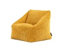 Icon Sitzsack Kinder Cord Sessel Natalia Gelb Made in Germany Bild 2