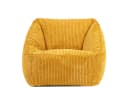 Icon Sitzsack Kinder Cord Sessel Natalia Gelb Made in Germany Bild 4