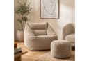 ICON Sitzsack XXL Cord Flauschig Natalia mit Sitzpouf Bild 1