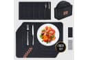 Montegoni Platzset 18er Set Rutschfest Filz Dunkelgrau Bild 2