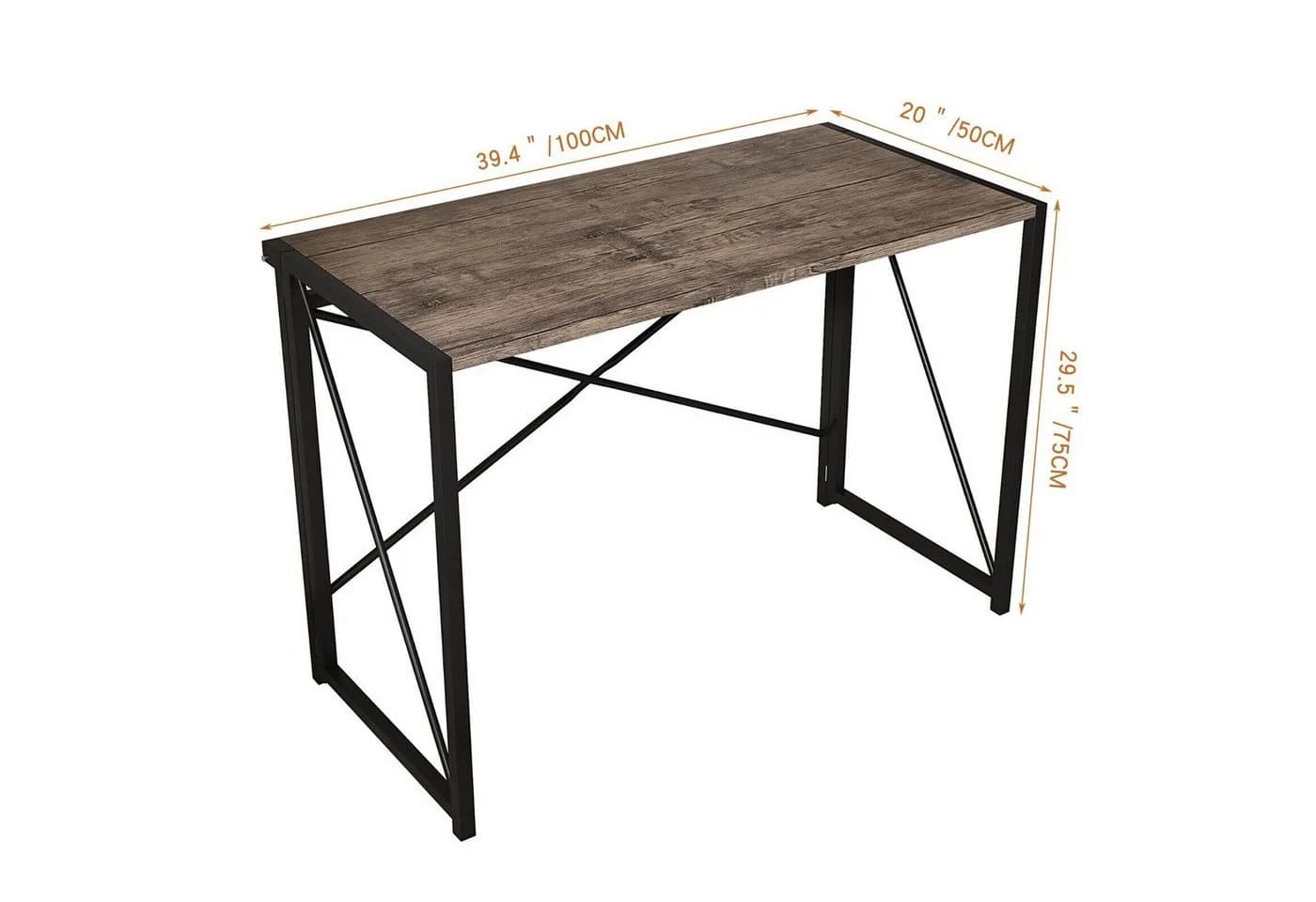 MCC direct Klappschreibtisch MIAMI Grau Modern - Bild 5