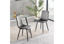 MCC direct Esszimmerstuhl Lexi 2er Set Samt Metallbeine Bild 1