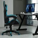 MCC direct Gaming-Stuhl Model A Blau Ergonomisch Bild 4