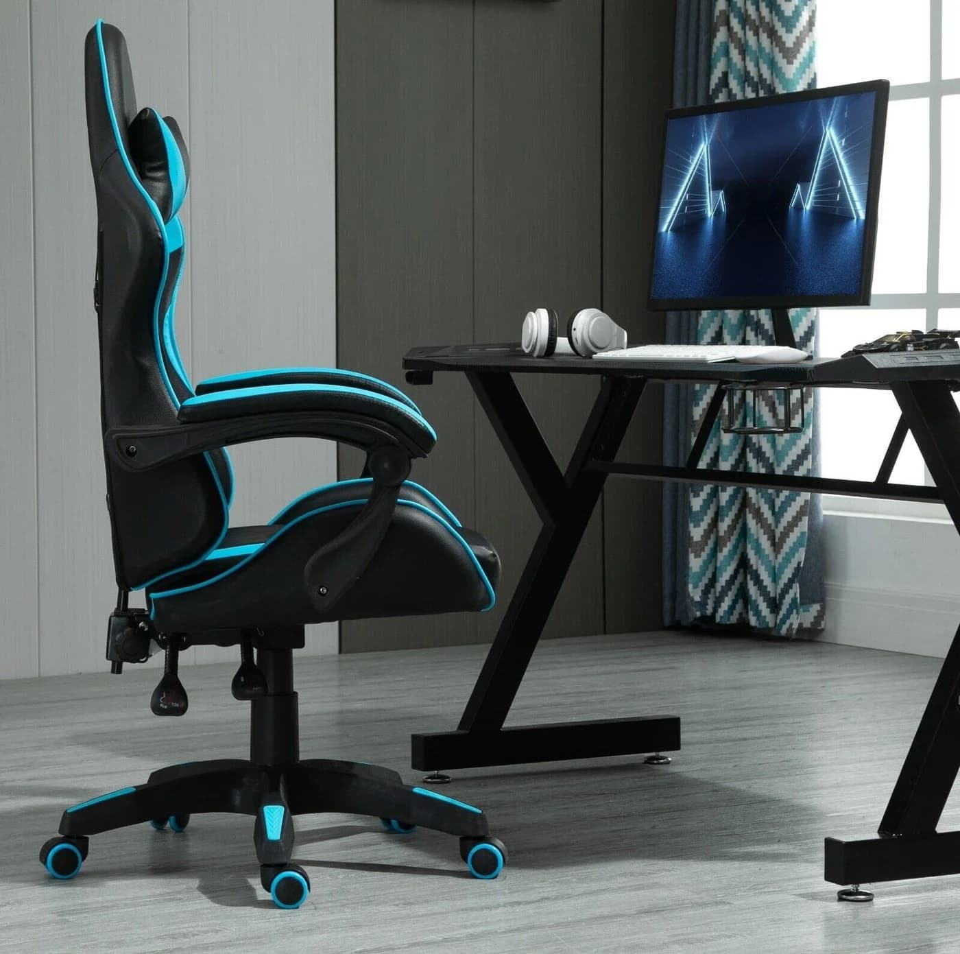 MCC direct Gaming-Stuhl Model A Blau Ergonomisch - Bild 4