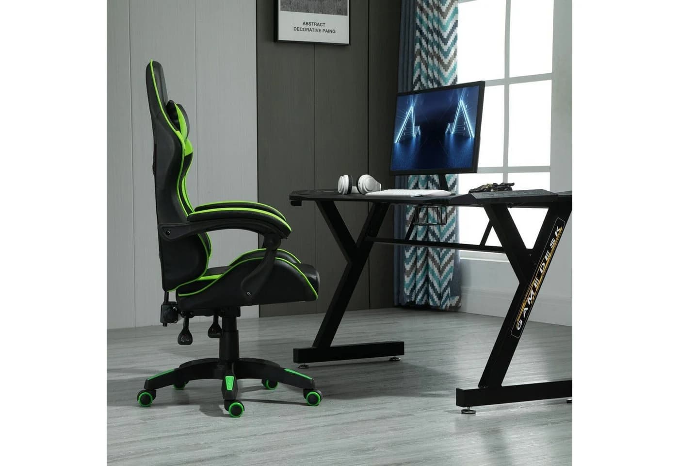 MCC direct Gaming-Stuhl Gaming Sessel Model A Ergonomisch Kunstleder - Bild 4