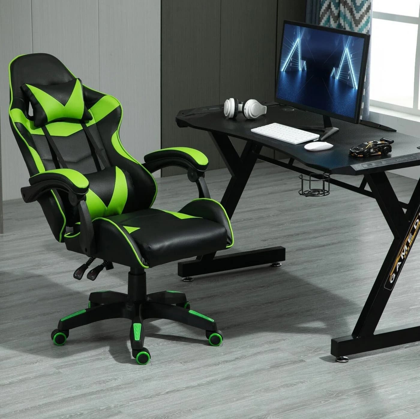 MCC direct Gaming-Stuhl Gaming Sessel Model A Ergonomisch Kunstleder - Bild 5