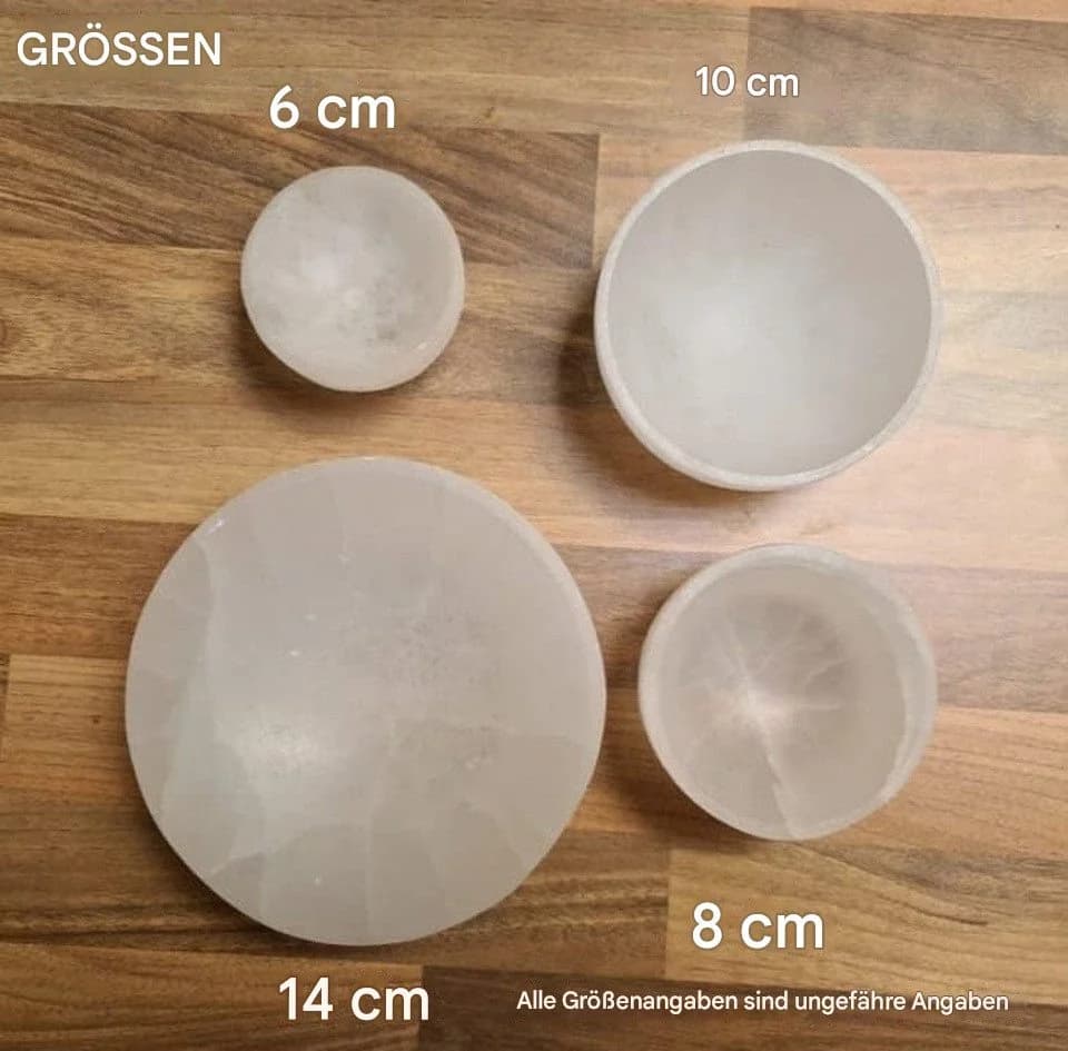 Luxus Wohnkultur Dekoschale Selenit-Kristallschale Polierte Selenit-Schale - Bild 5