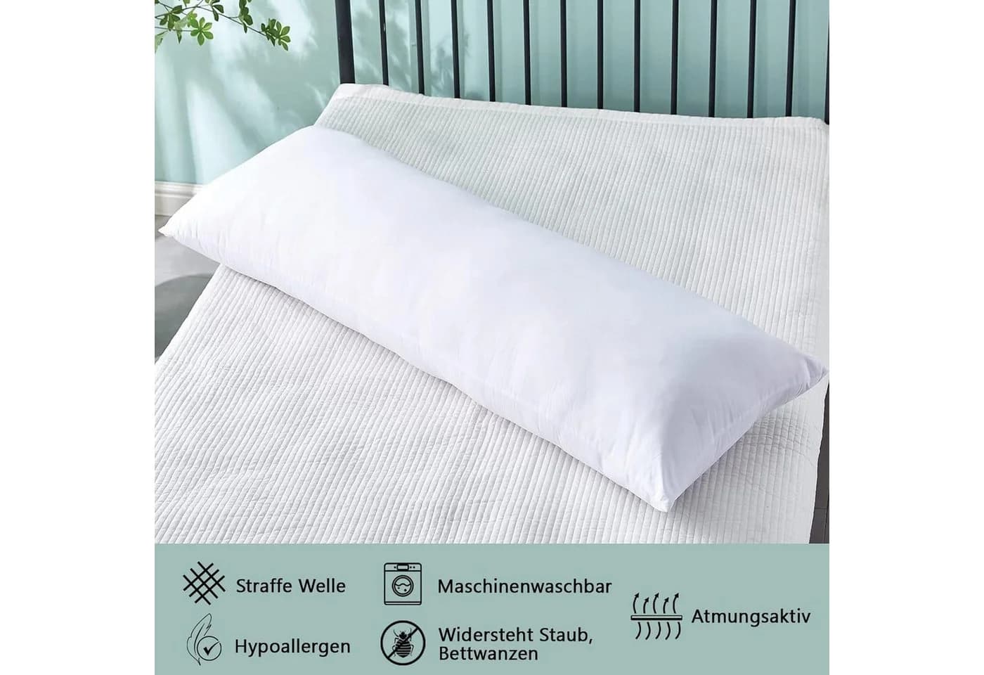 Heimtex Seitenschläferkissen 5ft Ortho-Schwangerschaftskissen Beige - Bild 5
