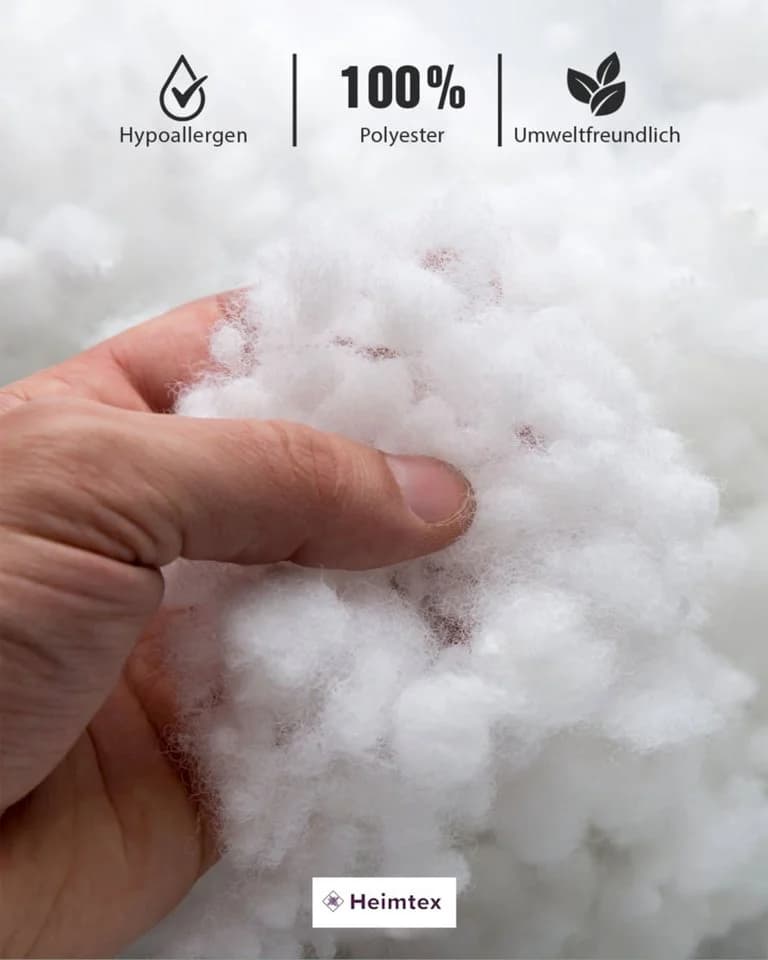 Heimtex Kissenfüllung 100% Hohlfaser – Weiche Füllwatte für Kissen & DIY - Bild 4