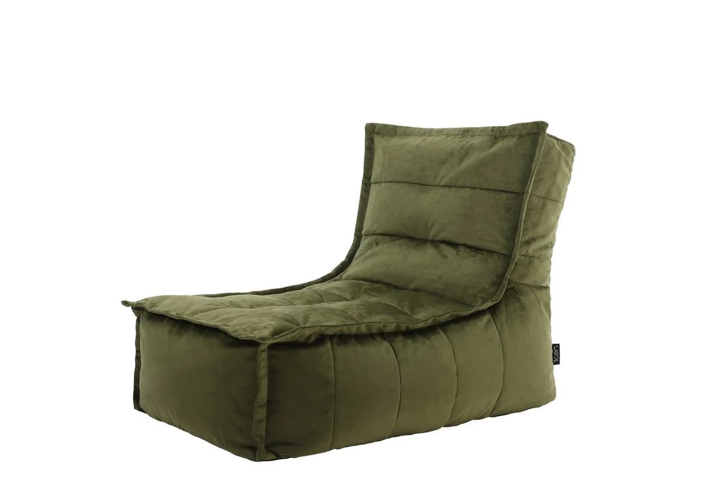 icon Sitzsack Liege Samt Dolce Olivgrün Made in Germany - Bild 2