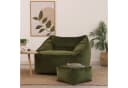 icon Sitzsack Riesen Sessel aus Samt „Natalia“ mit Hocker Bild 3