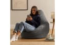Icon Dalton Sitzsack Sessel mit Rückenlehne Cord Anthrazitgrau XXL Bild 1