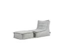 Icon Dolce Sitzsack-Set mit Liege und Hocker Grau Wetterfest Bild 2