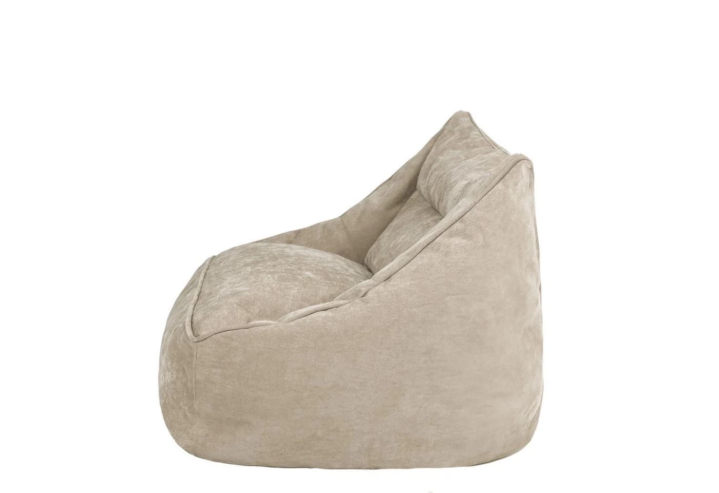 icon Sitzsack Sofa aus Chenille Cecilia XXL - Bild 5