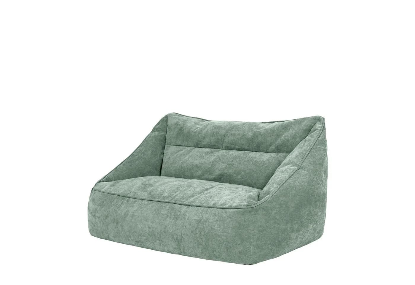 icon Sitzsack Sofa Chenille Cecilia XXL Salbeigrün - Bild 2