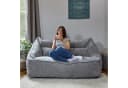 icon Sitzsack Sofa Chenille „Cecilia“ Grau XXL Bild 1