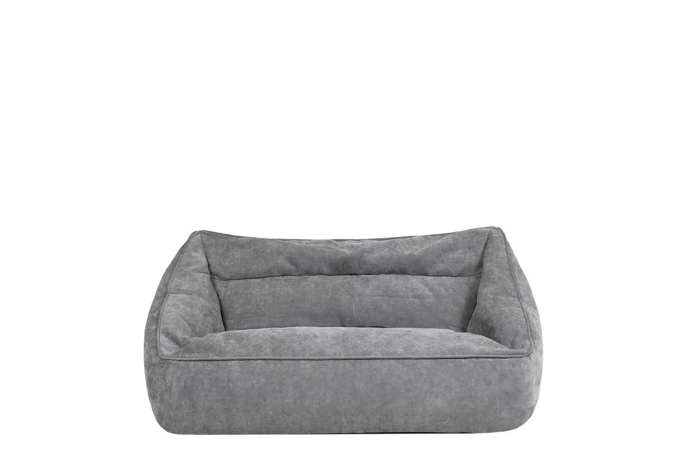icon Sitzsack Sofa Chenille „Cecilia“ Grau XXL - Bild 4