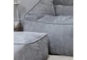 ICON Sitzsack-Set Natalia Chenille Grau mit Hocker Bild 4