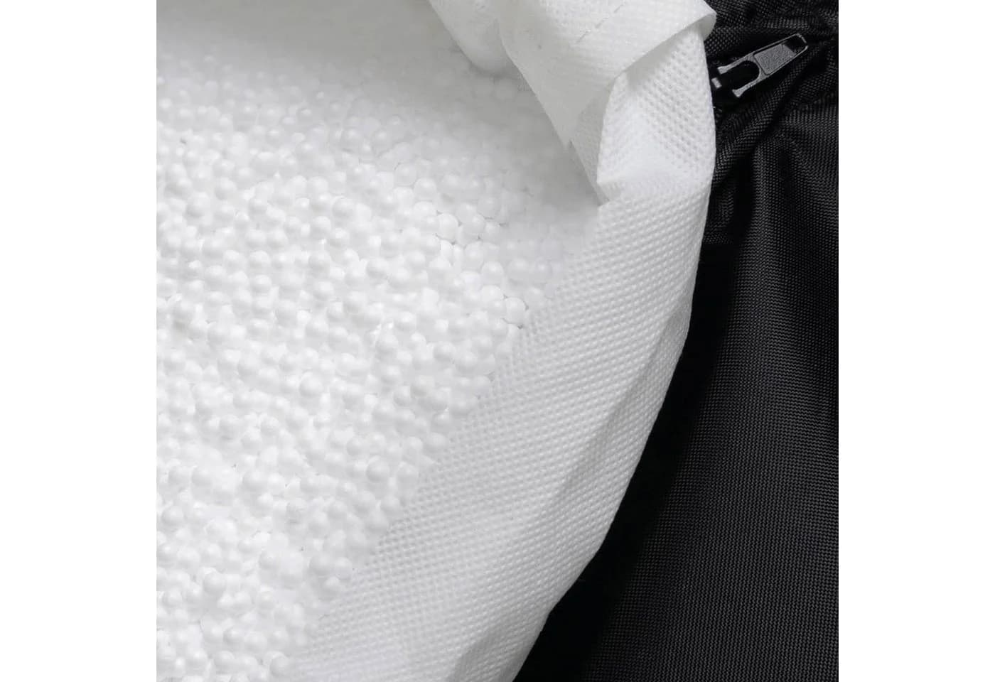 ICON Sitzsack-Set Natalia Chenille Grau mit Hocker - Bild 5