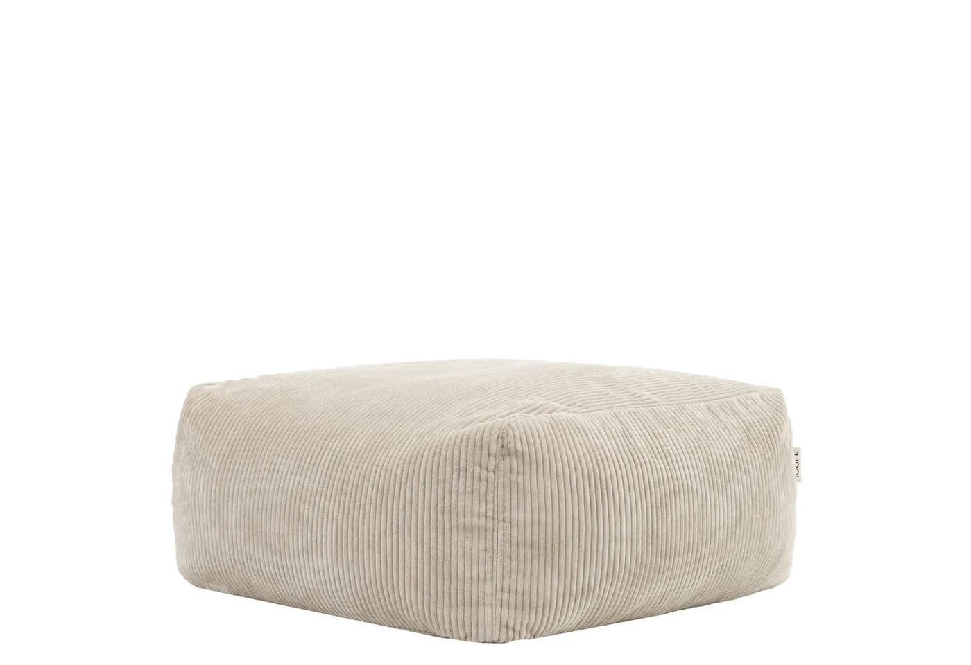 Icon Sitzsack Modulares Hocker Cord Flauschig Zen Schaumstofffüllung - Bild 2