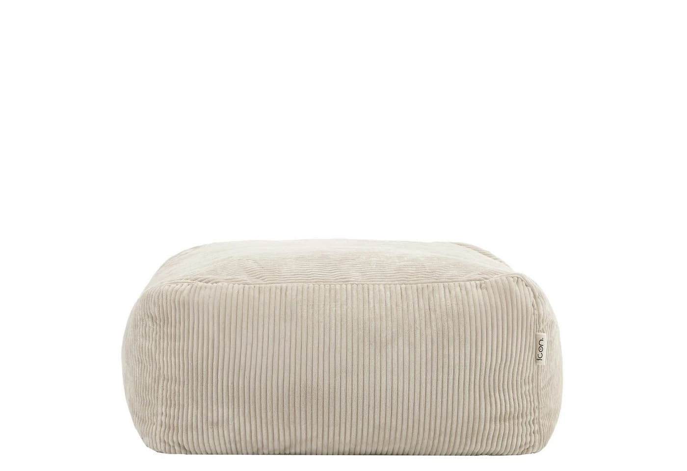 Icon Sitzsack Modulares Hocker Cord Flauschig Zen Schaumstofffüllung - Bild 5