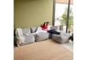 icon Modulares Ecksofa Zen 4-tlg. Cord Grau Schaumstoff Bild 1