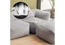 icon Modulares Ecksofa Zen 4-tlg. Cord Grau Schaumstoff Bild 4