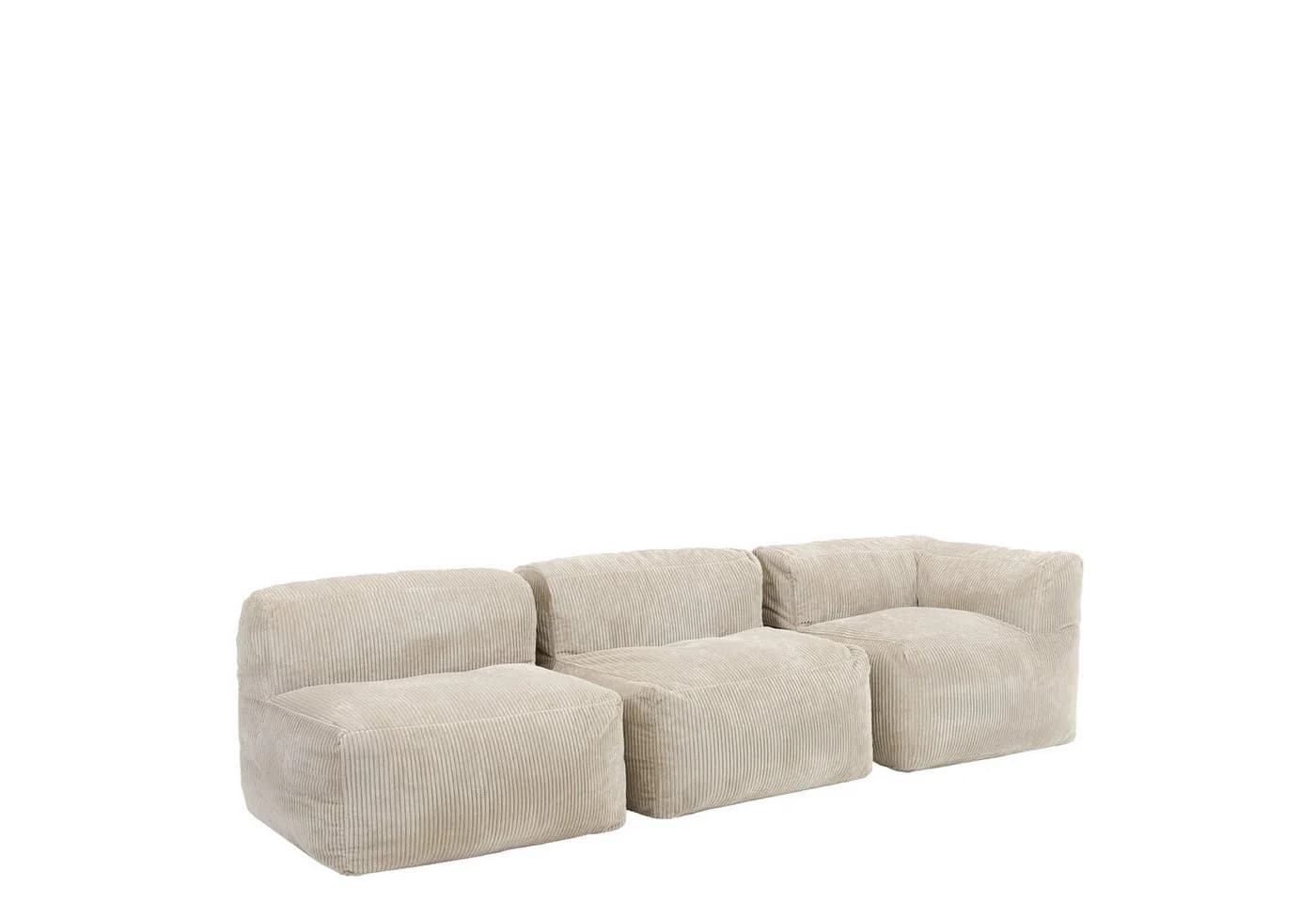 icon Zen Modulares Ecksofa 3-Sitzer Cord Flauschig - Bild 2