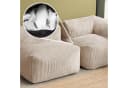 icon Zen Modulares Ecksofa 3-Sitzer Cord Flauschig Bild 4