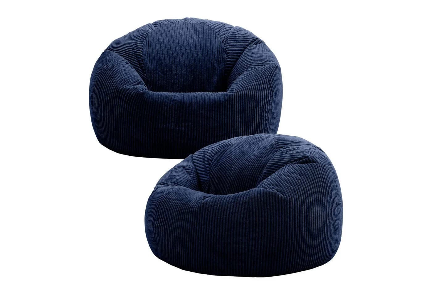 Icon Kingston Sitzsack 2er Set Cord Navyblau - Bild 2