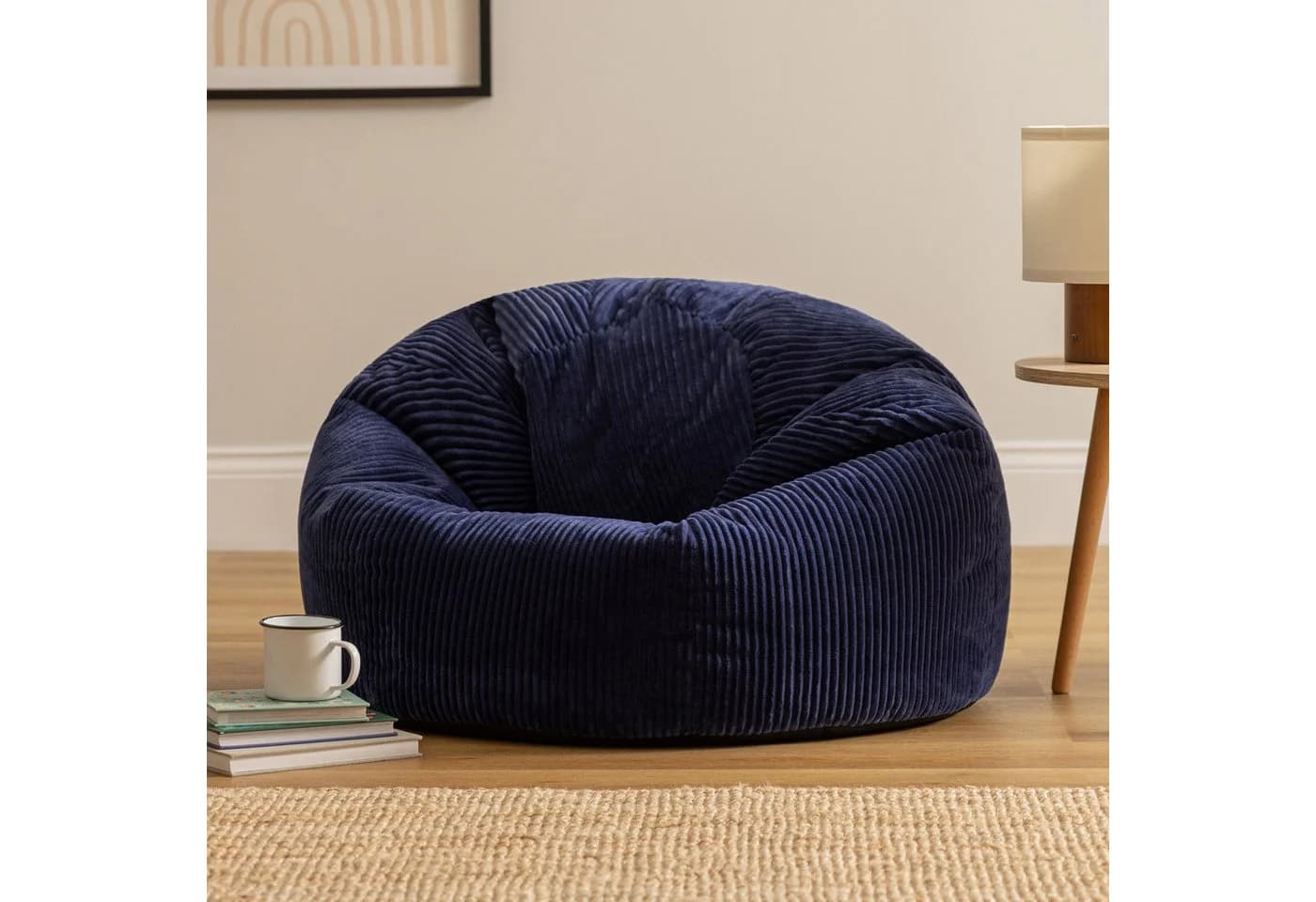 Icon Kingston Sitzsack 2er Set Cord Navyblau - Bild 3