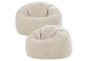 Icon Kingston Sitzsack 2er Set Beige Cord Made in Germany Bild 2