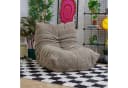 Icon Enzo-Akzent-Sessel XXL aus Chenille Beige Bild 3