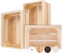 Creative Deco Holzkiste 3x Set Obstkiste Holz Rustikal Bild 2