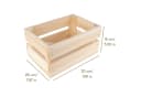 Creative Deco Holzkiste 3x Set Obstkiste Holz Rustikal Bild 3